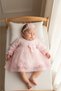 Baby Girl Religious Ceremony Dress with Bandana Lace Newborn Hospital Take-Home Bridal Evening Religious Ceremony 31 - 3