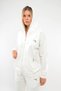 Ribbed Hooded Plus Size Women's Sweat Set 21649 - 8