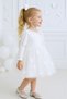 Girls' Velvet and Tulle Dress, Ideal for Special Occasions. - 4