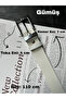 Knot Classic Square Patterned Women's Silver Buckle Belt Coat Belt Dress Belt Trouser Belt - 4