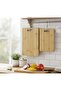Natural Bamboo Cutting Board Set of 2 – Waterproof, Non-Warping – Stylish Design – Long-Lasting Chopping Board - 5