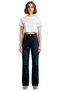 Women's Fashion High Waist Wide Leg Long Length Jean Pants Cotton Casual Style Seasonal Use - 5