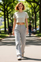 Women's Fashion Wide Leg Long Length Low Waist Wide Leg Jean 100% Lyocell Casual Style Use - 3