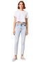 Women's Fashion High Waist Mom Fit Jean Plain Pattern Daily Combinations Weekend Seasonal Use - 4