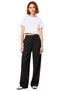 Women's Fashion Wide Leg Flare Pants High Waist Woven Fabric Business and Casual Summer - 5