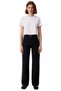 Women Fashion High Waist Wide Leg Jean Pants Cotton Casual Style Weekend Seasonal Use - 5