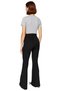 Women's Fashion High Waist Flare Pants Stretchy Knitted Fabric for Casual Combinations Summer - 5