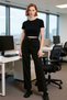 Women's Fashion Wide Leg Straight Fit Pants Winter Seasons Casual Combinations Summer - 4