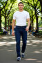 Men's Fashion Regular Fit Jean Pants Without Belt Cotton Daily Use Weekend Quality Material - 2