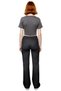 Women's Fashion Spanish Leg Flare Pants Color Elastic Waist Daily Use Summer - 5