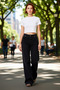 Women's Fashion Wide Leg Long Length Jean Pants Comfortable Fit Cotton Daily Use Quality Material - 3