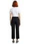 Women's Fashion High Waist Pipe Leg Woven Trousers Casual Daily Use with Belt - 6