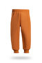 Boys / Girls Jogger Sweatpants Without Pockets, Ribbed Knit Pieces Camel