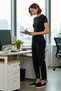 Women Fashion High Waist Wide Leg Mom Jean Denim Pants Casual Style Seasonal Use - 4
