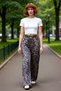 Women's Fashion Wide Leg Relaxed Fit High Waist Pants Summer Casual Daily Use - 3