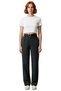 Women's Fashion High Waist Straight Straight Cut Woven Pants Winter Seasons Casual Summer - 5