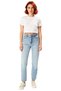 Women's Fashion High Waist Straight Jean Pants Cotton Casual Combinations Weekend Quality Material - 5