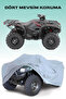 Yamaha Kodiak 700 Eps Se Atv Tarpaulin, Grey, Safe, Waterproof Durable Fabric