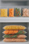 Transparent Storage Bag with Lock Refrigerator Food Snack Legumes Henna Gift Bag 29.5X23 cm 50 Pieces - 3