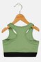 Toddlers Girl Brand Logo Sleeveless Tank Top, Army Green - 3