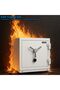 2-Hour Fire Proof and Burglary Resistant Safe Box Key Lock 100kg (50x50x50cm) RBAS50 - 6