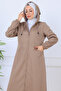 Long Hat with Pattern Inside O1215 Mink - 3