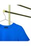 Crew Neck Lycra Fit Cobalt Blue Tshirt - 5