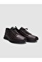 100% Genuine Quilted Brown Men's Sports Shoes - 2