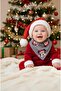Baby 100% Cotton Double Layer Christmas Themed Scarf Bib Set 10 Pieces Christmas Gift - 2