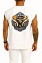 Oversized Ape Chimpanzee Gorilla Bornean Orangutan Tank Top with Cep and Back Design - 2