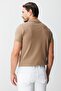 Men's Mink Modernfit / Slim Fit Polo Collar T-Shirt - 5