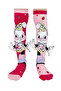 Pink Rabbit Figured Knee High Socks with Ears
