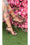 Perla Glittery Detachable Buckle Detailed Heeled Shoes - 2