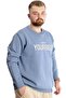 أزياء Xl مقاس كبير للرجال Sweat Bisyaka DIY 23168 أزرق - 3
