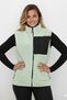 Women's Softshell Fur-Lined Plush Vest with Wool-Blend Lambswool, Welsoft, Bone-Colored Zipper, and Pockets (One-Size-Fits-All) - 4