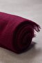 Trendy Burgundy Long Soft Fringed Winter Shawl Scarf - 3