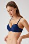 Women's Navy Blue 6201 Milan Underwire Supported Lace Bra (Tak - Outletter) - 2