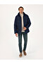 Navy Blue Hooded Coat 50313923-Vr033 - 4