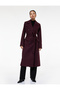 Trench Coat Long Sleeve Pocketed Double-Breasted Belted - 5