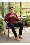Men's Long Sleeve Pajama Set - 3