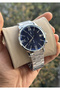 New Season Silver Color Black Dial Sport Men's Wristwatch