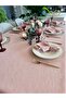 Royal Powder Pink Tablecloth (Napkins Not Included) - 4