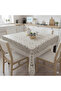 🆕 Lace Look Easy to Clean Non-Slip Liquid-Proof Hole-Free Pvc Tablecloth /120 cm X 150 cm - 2