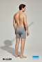 3-Piece Gray Stretch Fabric Men's Long Boxer Berrak 1125 - 5