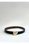 Women's Imported Black Gold Heart-Detail Belt Skirt Belt Dress Belt Jacket Belt - 3