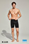 3-Piece Black Lycra Men's Long Boxer Berrak 1125 - 2
