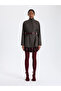 Belted Brown Blazer - 7