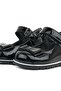 Black Patent Leather Bow Baby Girl Ballet Shoes - 8
