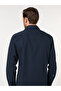 The Smooth Drape Navy Twill Shirt with Fluid Movement, Slim Fit - 9
