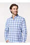 The Woven Herringbone – Light Blue Shirt with Subtle Textured Feel, Slim Fit - 5